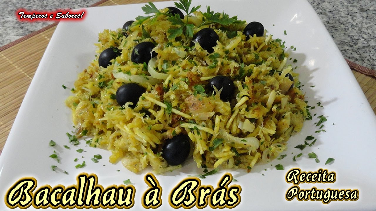 BACALHAU À BRÁS Receita portuguesa fácil e deliciosa