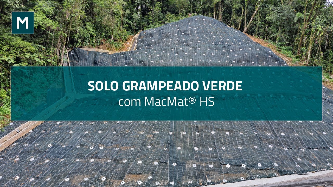 Solo Grampeado Verde com MacMat® HS, Estrada da Graciosa, PR-410 - Morretes, Paraná I Brasil