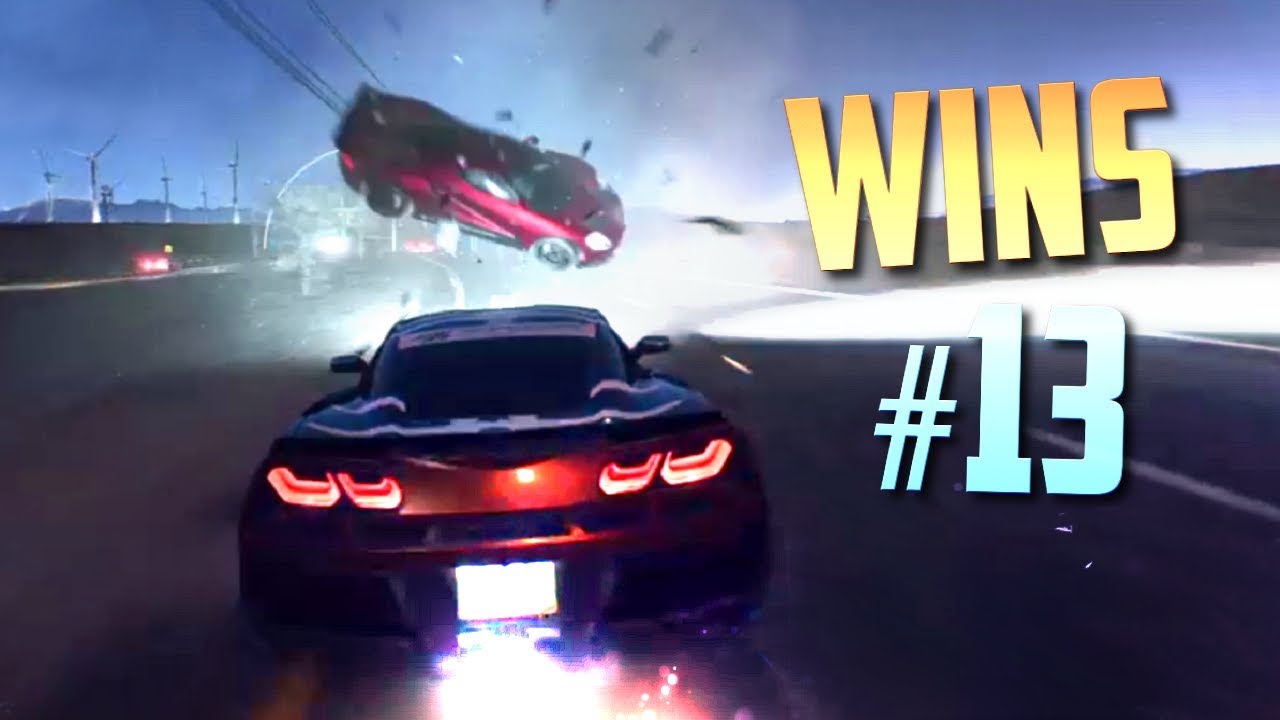 Racing Games WINS Compilation #13 (Close Calls, Drifts, Near Misses & Epic Moments)