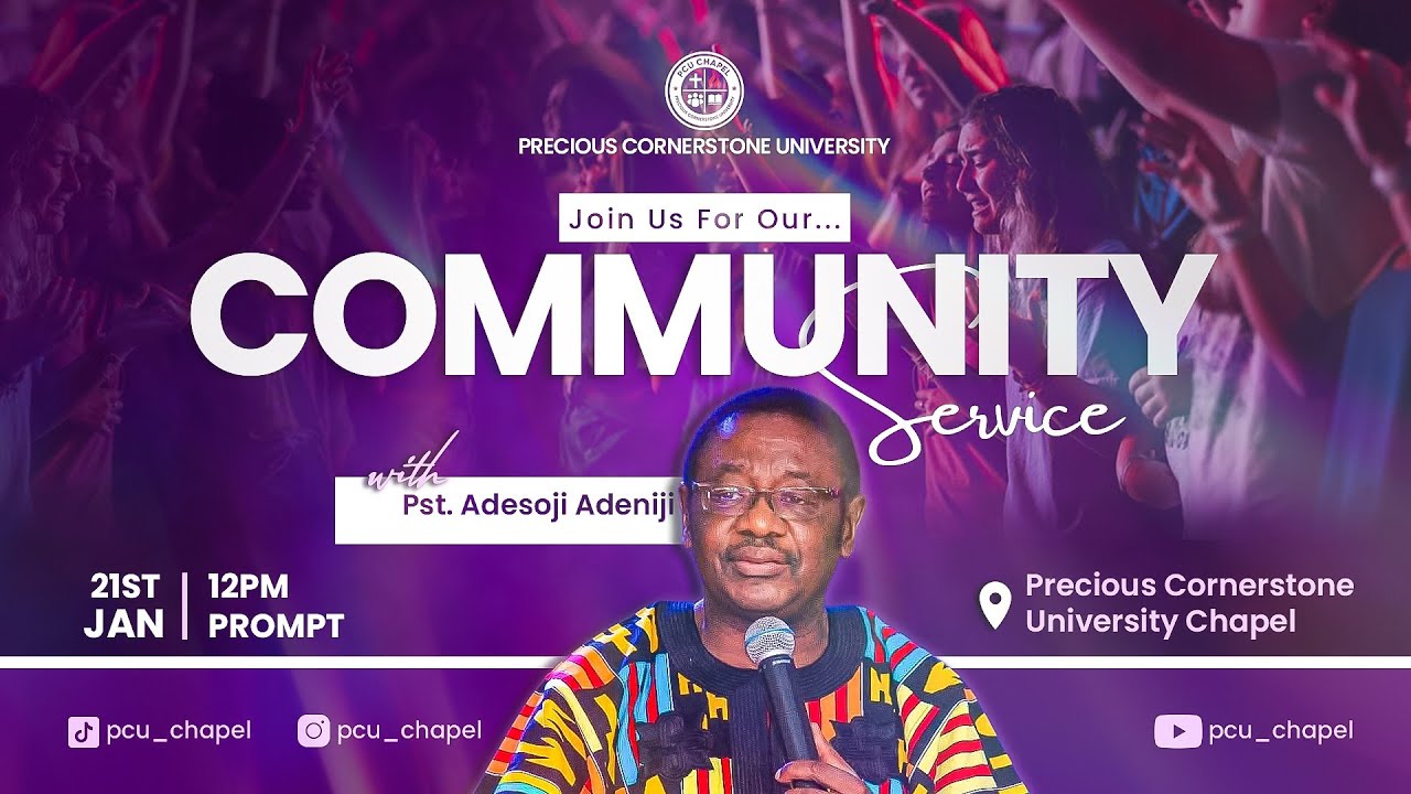 3RD COMMUNITY SERVICE|| 21 JANUARY 2026|| PCU IBADAN