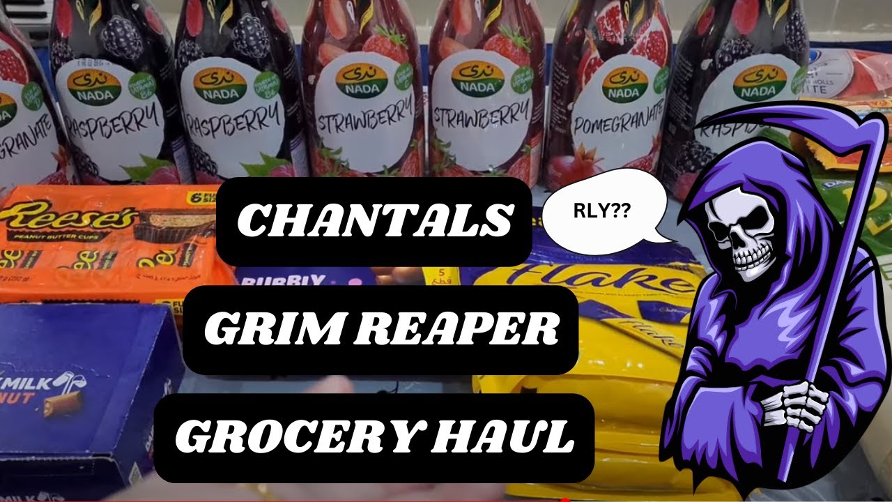 CHANTAL GRIM REAPER GROCERY HAUL REACT
