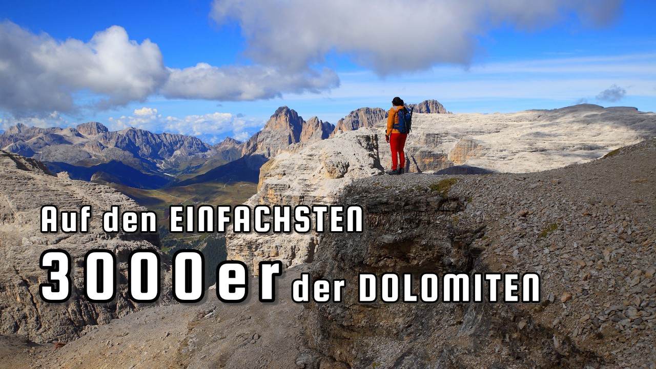 Beeindruckende Wanderung über den Piz Boè (3152m) - mittelschwere Tour in den Dolomiten