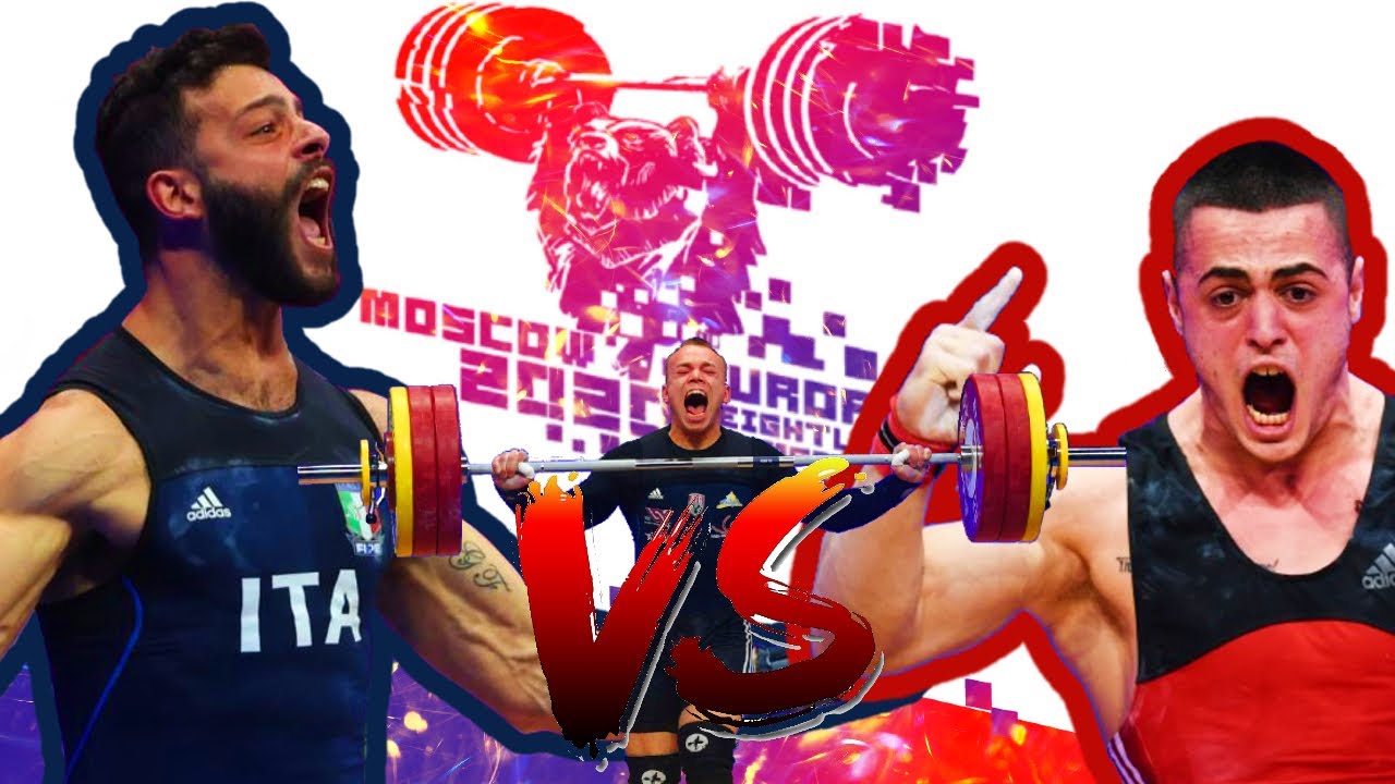European Weightlifting Championships/2021/Men 81/Antonio Pizzolato VS Carlos Nosar/Moscow