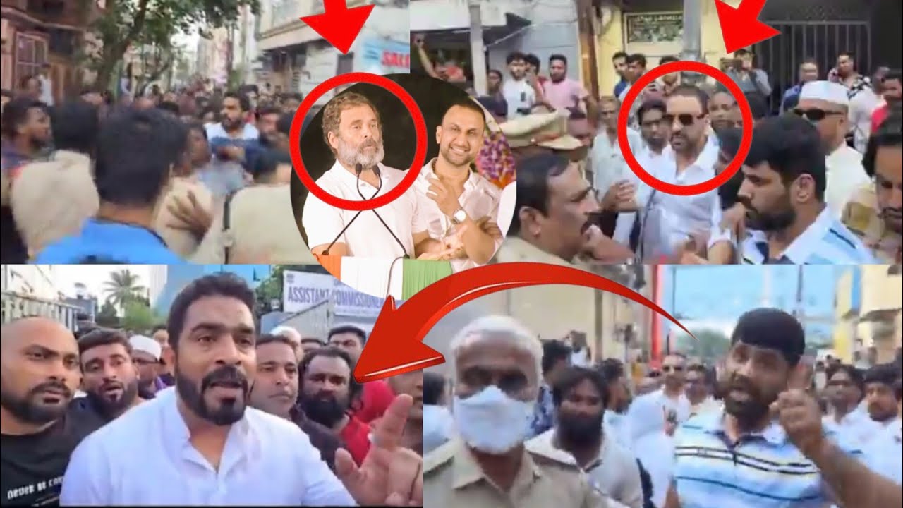 AIMIM party MLA Majid Hussain Vs Congress leader Feroz Khan Fight || Viral news |