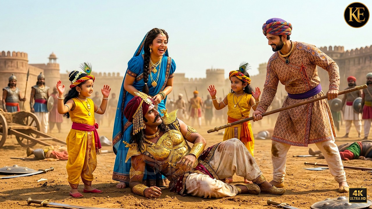देख हंस परे बाल कान्हा और मैया जब बाबा ने कंश को लाठी से मार डाला || YMKN || Shree Krishan leela