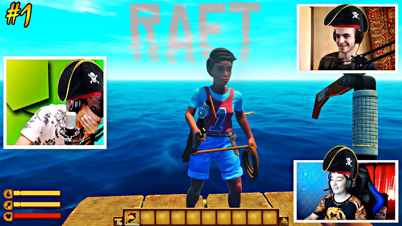 «RAFT» #1 🦈 Հայտնվել ենք օվկիանոսի մեջտեղոոոոում😣 ԳՈՅԱՏԵՎՈՒՄ 🙅‍♂️ (AMH CRUSH ZAP)
