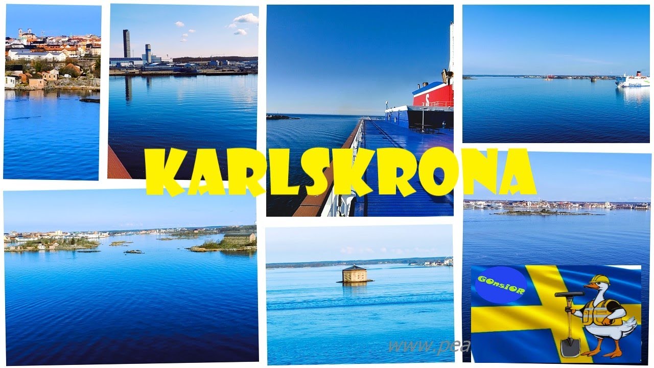 Prom Stena Line wpływa do portu w Karlskronie 🚢 WIDOKI ! #karlskrona #stenaline 25.04.2024
