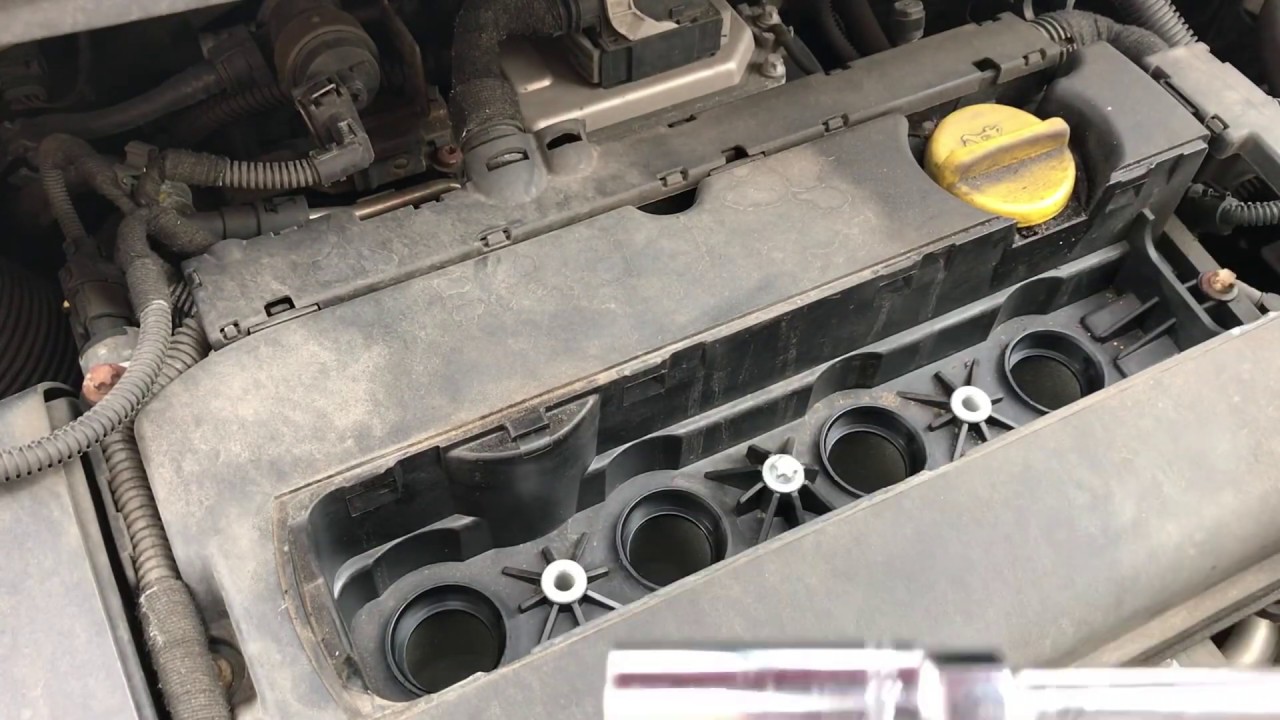 How to change spark plugs on a Vauxhall Opel Zafira B