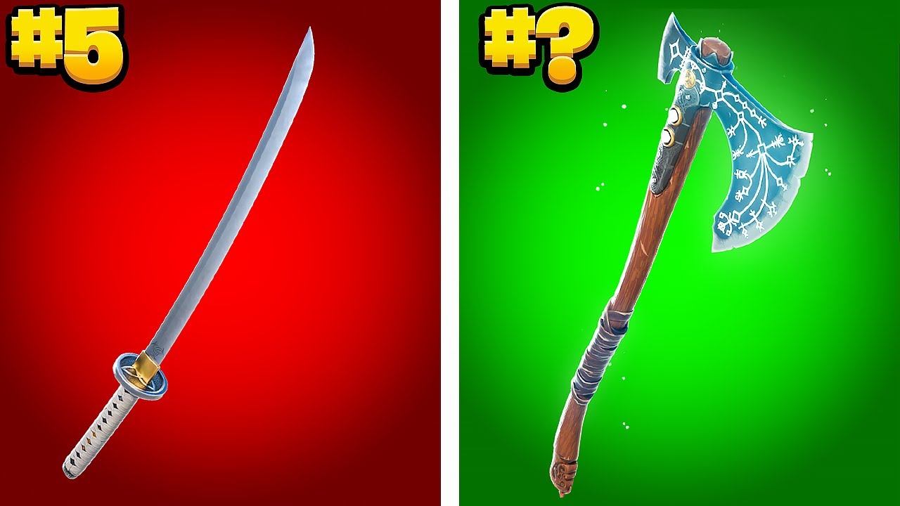 20 САМЫХ ПОТНЫХ одноручных кирок в Fortnite