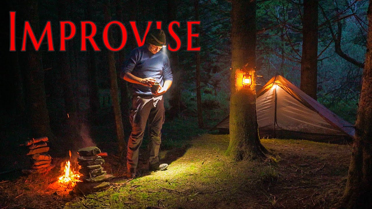 I Tried Cooking Steak on a CAMPFIRE | Woodland Wild Camping