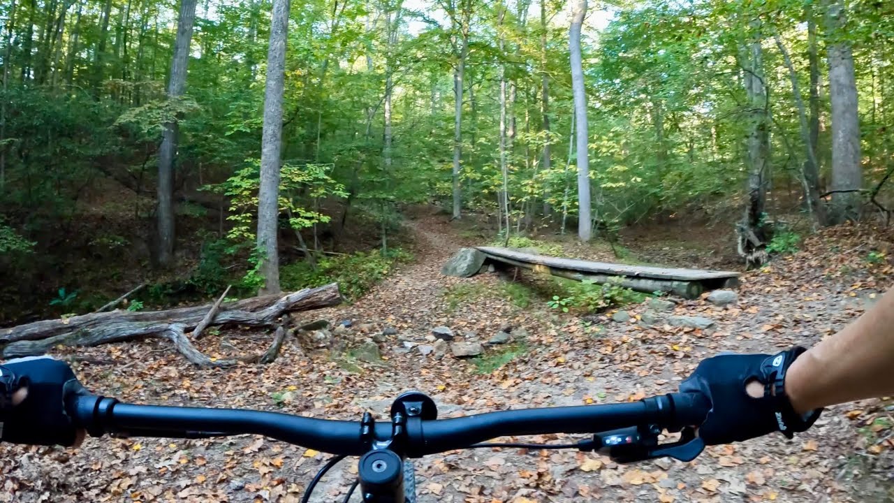 Biking Bull Run Occoquan Trail Out and Back from Fountainhead Regional Park to Wolf Run Shoals Rd