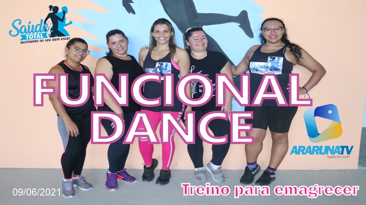 Funcional Dance para emagrecer e fortalecer as pernas - Programa Sa&uacute;de Total - ArarunaTV