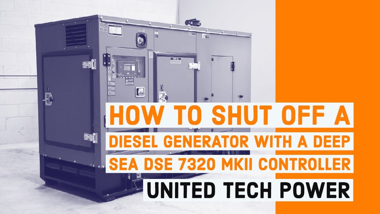 How To Shut Off A Generator With A DSE 7320 MKII Controller