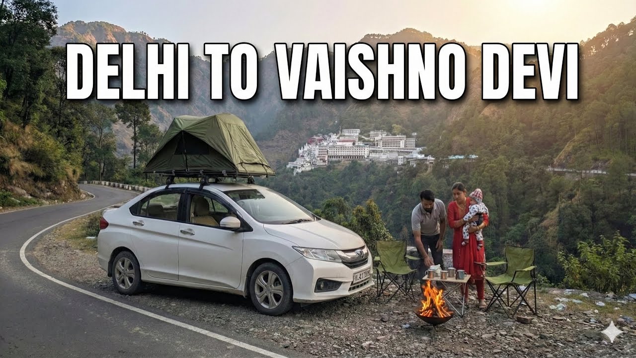 Vaishno Devi ki Yatra 🙏 Delhi to Katra Road Trip in 2025 | Maa Vaishno Devi Yatra  