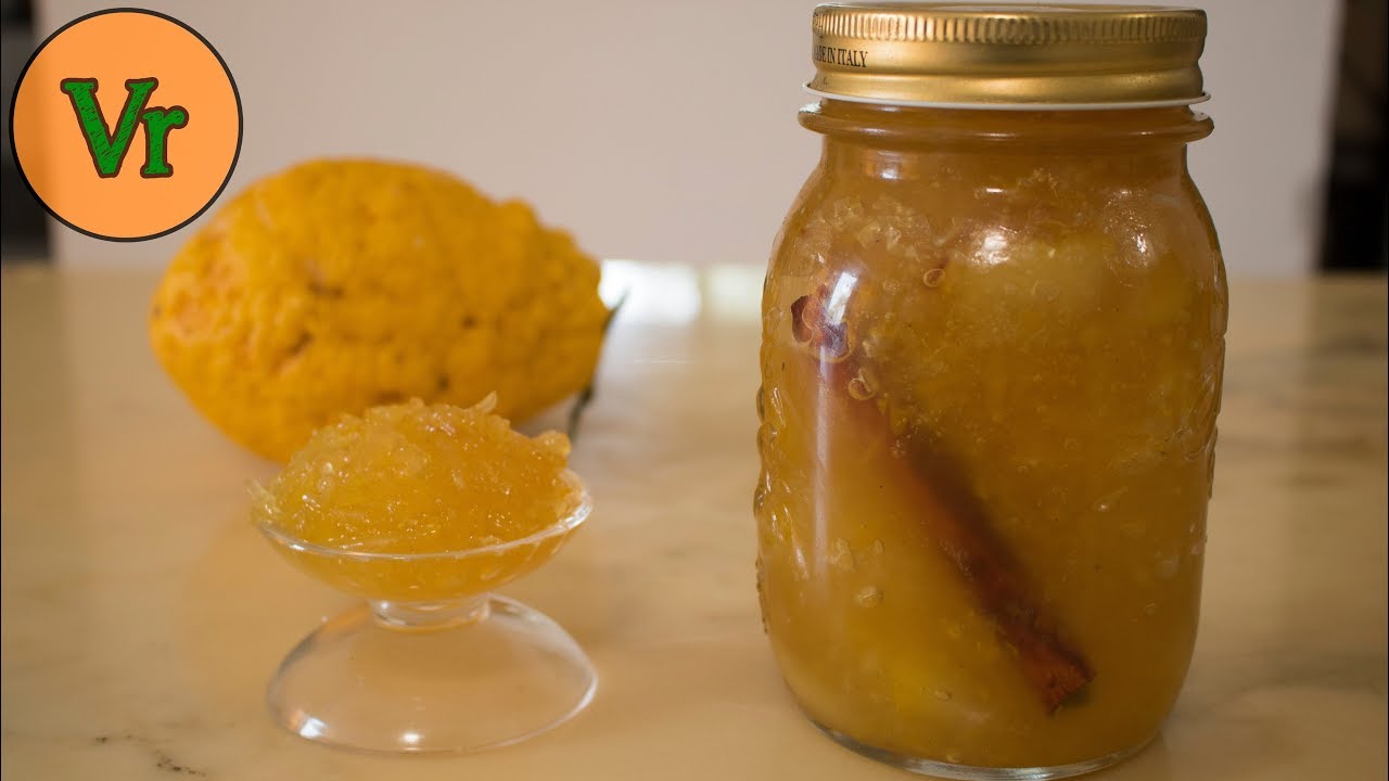 Cédrat confit | Confiture de cédrat - Citrus medica