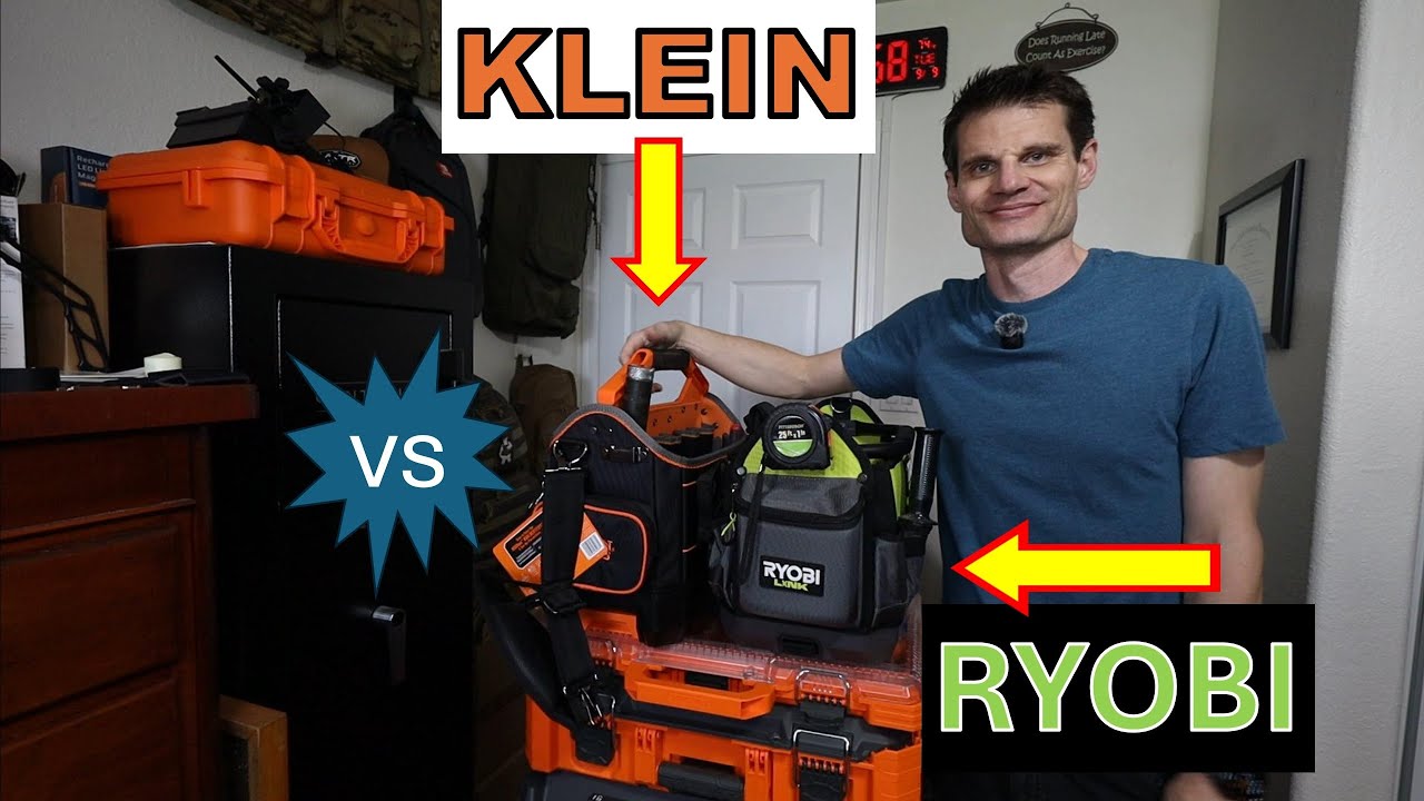 Сумка для инструментов Klein MODBox против сумки для инструментов Ryobi LINK