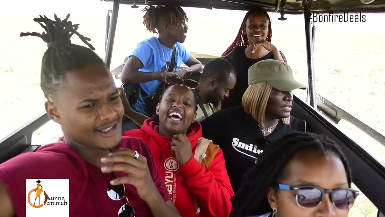 AUNTIE JEMIMAH AND FAMILY IN MAASAI MARA