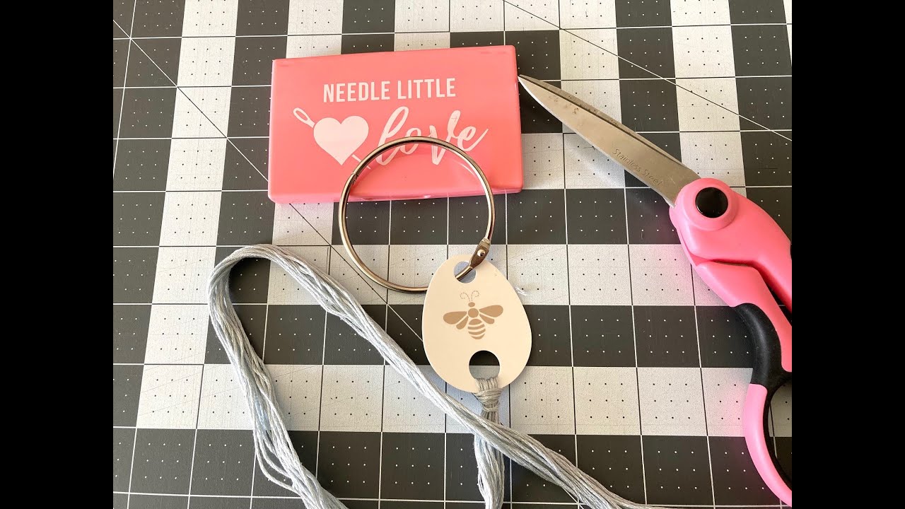 Flosstube Extra: How To Attach DMC Floss to A Floss Drop