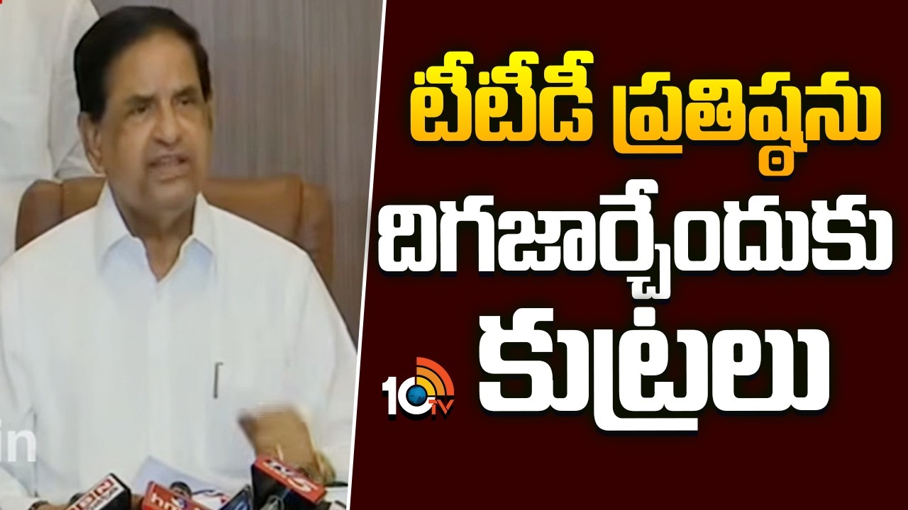TTD Chairman BR Naidu Comments on YCP | టీటీడీ ప్రతిష్ఠను దిగజార్చేందుకు కుట్రలు చేస్తున్నారు | 10TV