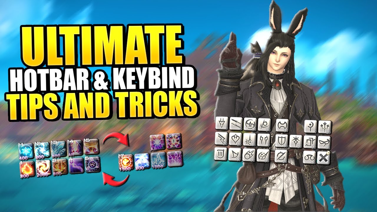 FFXIV Hotbar and Keybinds Guide - Collapsible Hotbars And Rotating Abilities