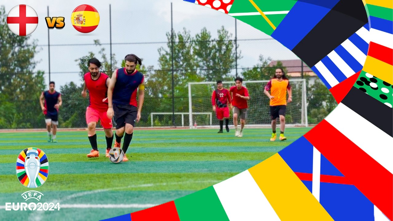 شبیه سازی فینال یورو 2024 در واقعیت!⚽🏆