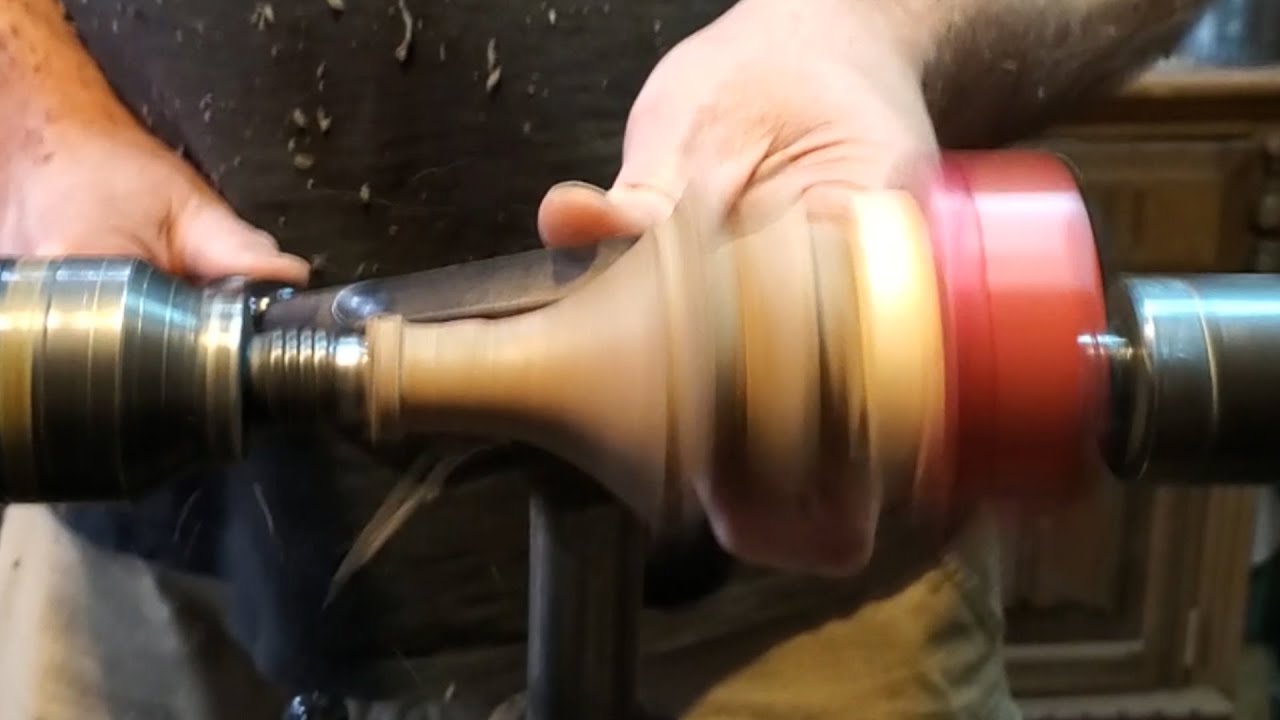 Woodturning | Koa Vase With A Off-Center Lid