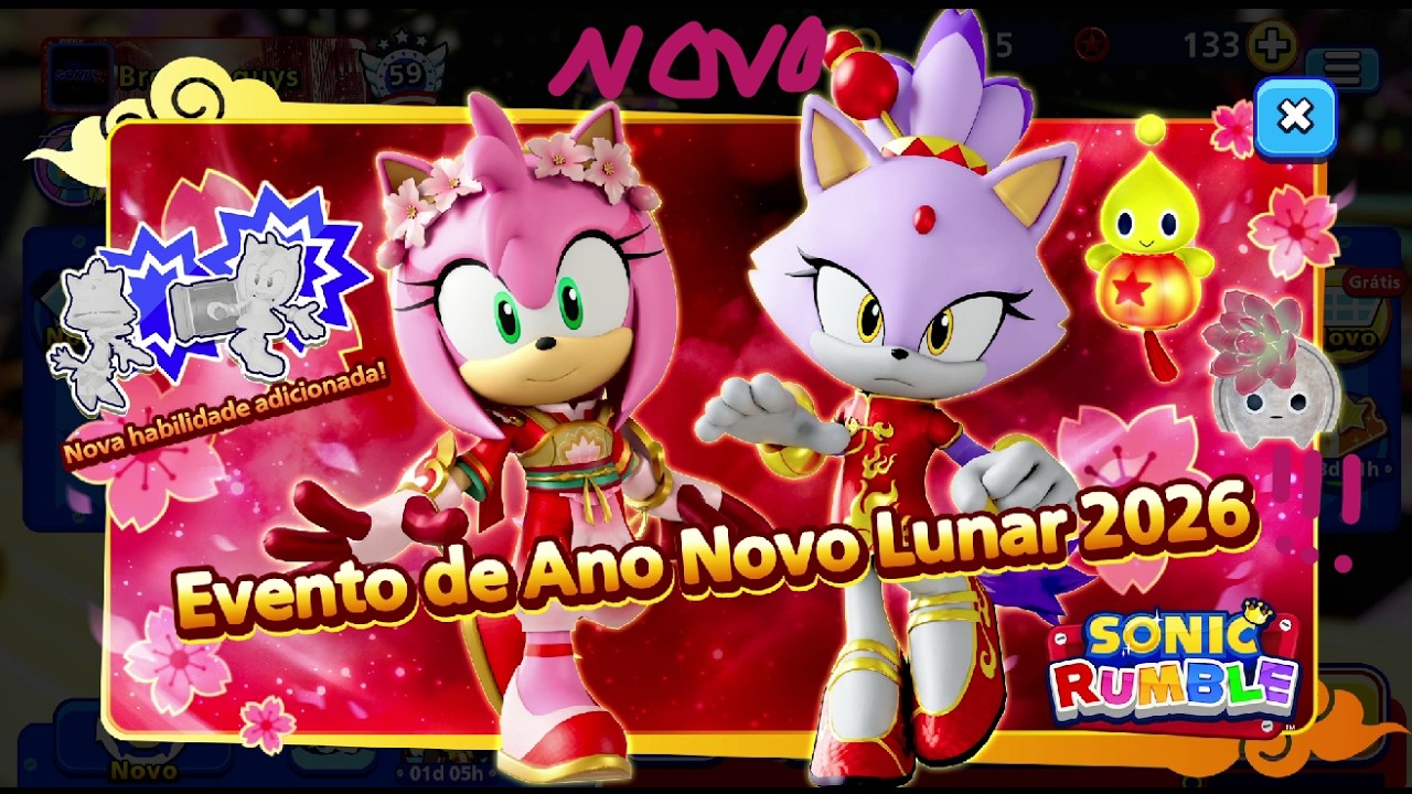 Sonic Rumble - Novo Evento do Ano Novo Lunar 2026