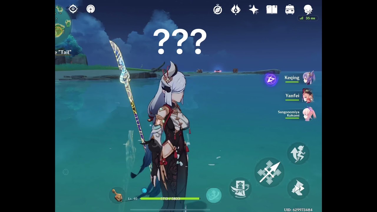 Shenhe cannot ice bridge