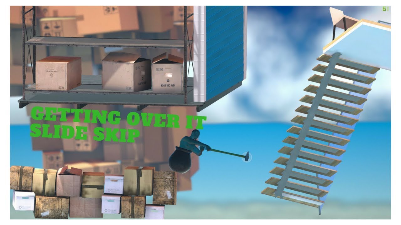 Getting Over It - Slide Skip Strategy