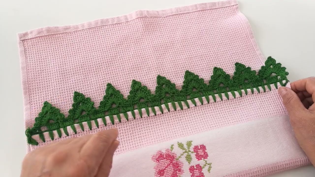 En Kolay Havlu Kenarı Yapımı | Örgü Aşkım Bebeğim