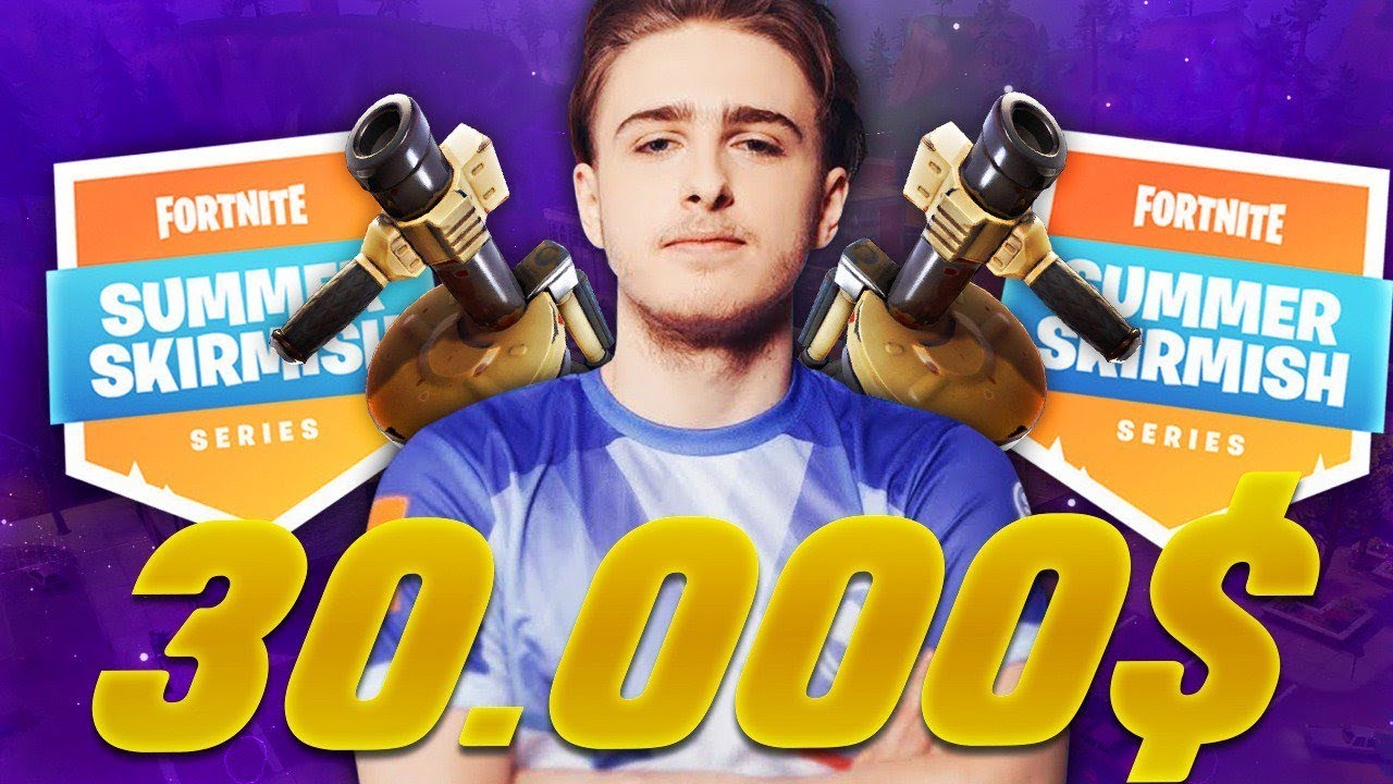 CETTE GAME ME FAIT GAGNER 30 000$ !!! (FORTNITE SUMMER SKIRMISH GAMEPLAY)