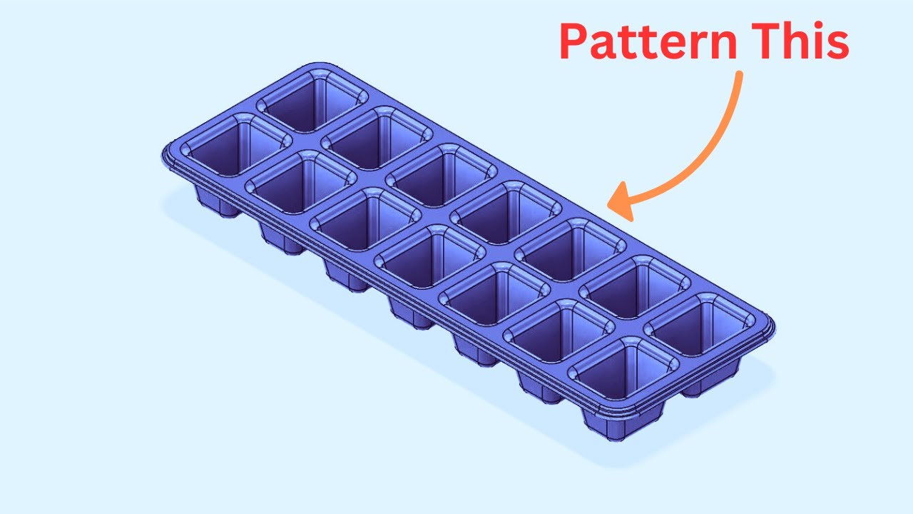 How To Model An Ice Cube Tray In Autodesk Fusion 360 I Fusion 360 Tutorials