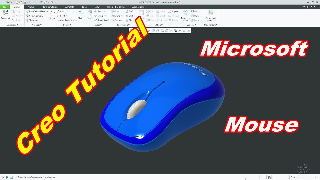 Creo Tutorial : Microsoft Mouse