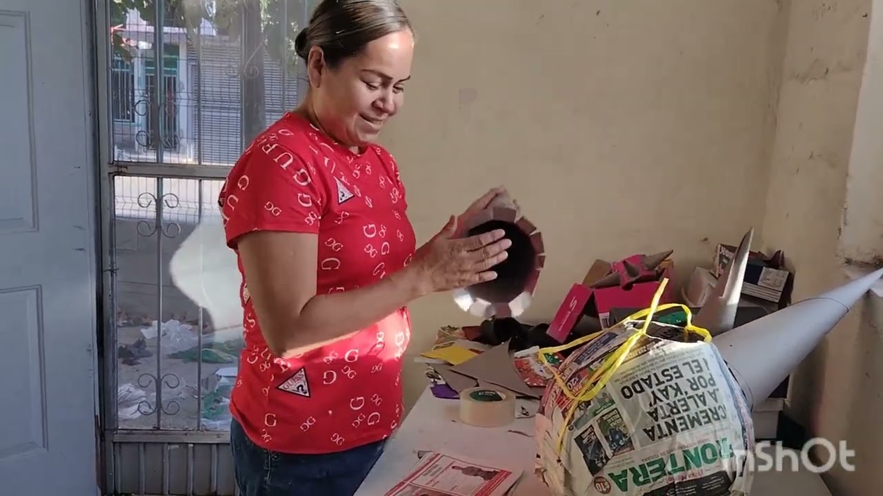 Así ya empezamos Las piñatas Metálicas ✨ de 7 conos Con El García✨