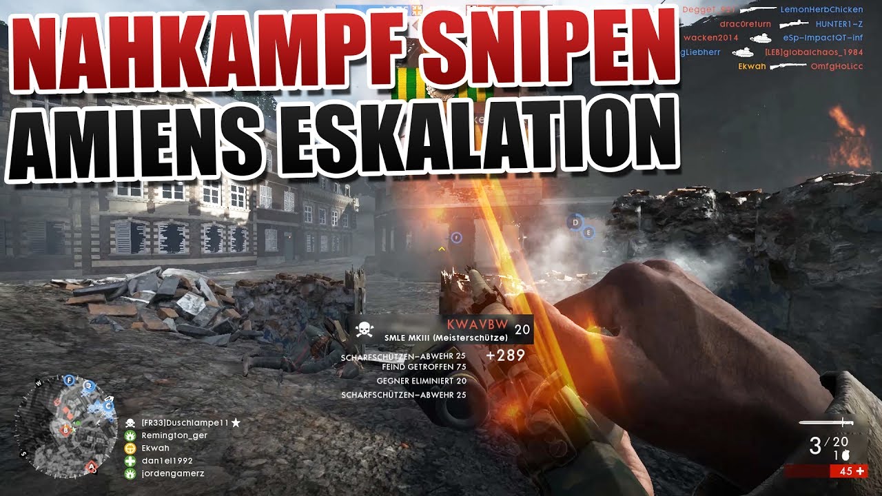 AMIENS HARDCORE SNIPER... Battlefield 1
