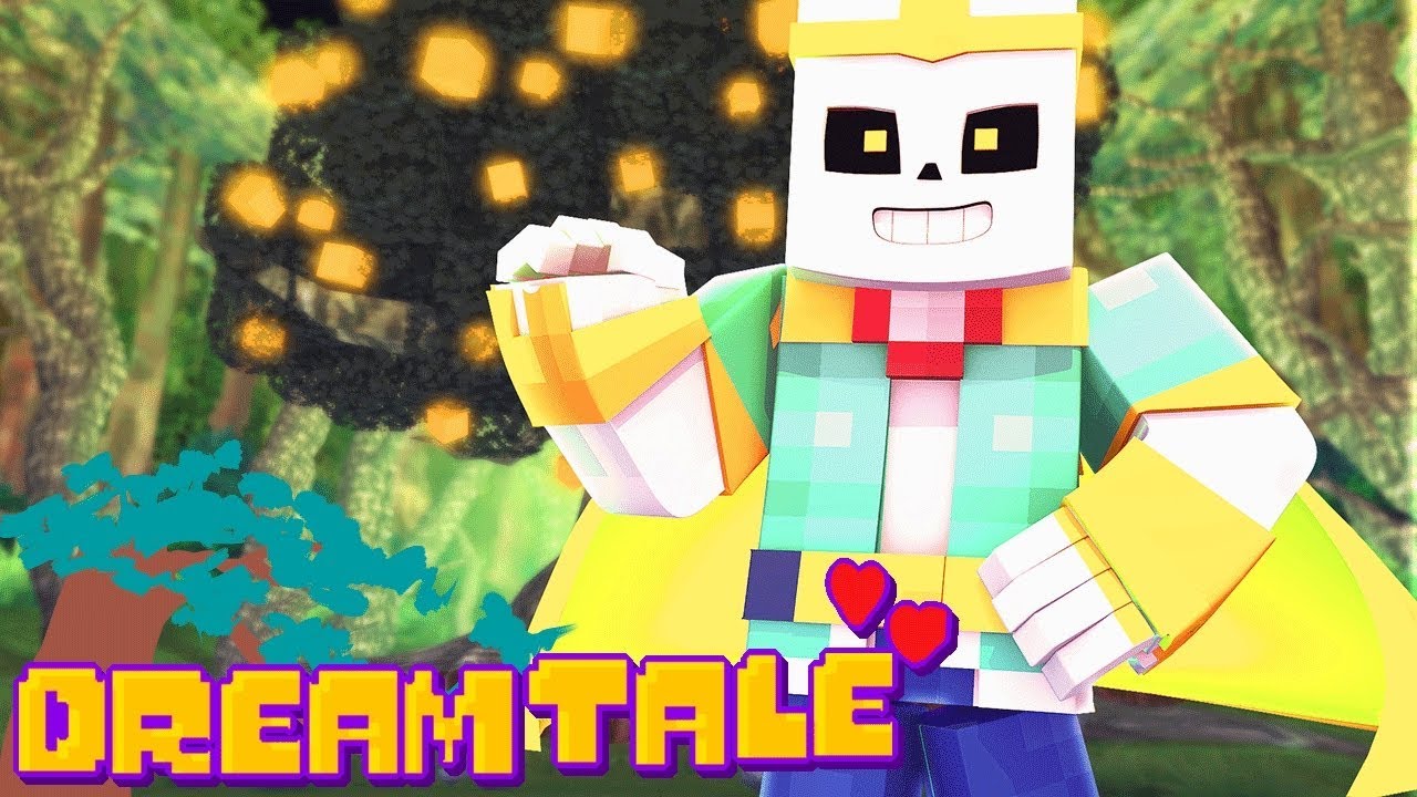DREAM SANS & NIGHTMARE SANS! Minecraft DREAMTALE! UNDERTALE AU (Minecraft Undertale Minigame)