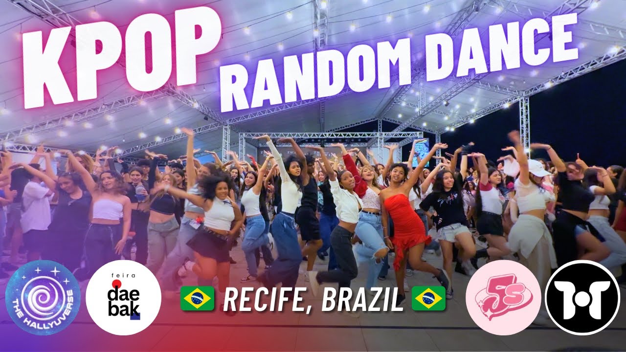 🇧🇷 Kpop Random Play Dance in Recife with Feira Daebak, 5 Seasons, and Move!