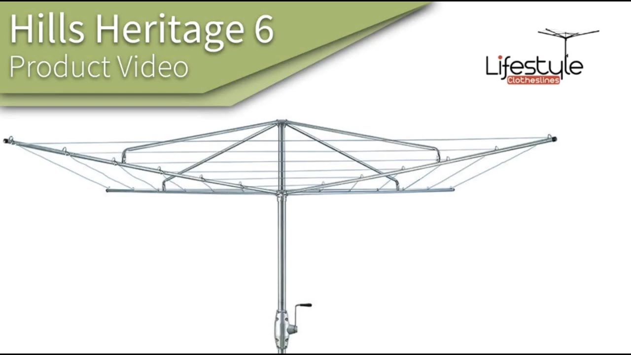 Hills Heritage 6 Clothes Hoist Product Video