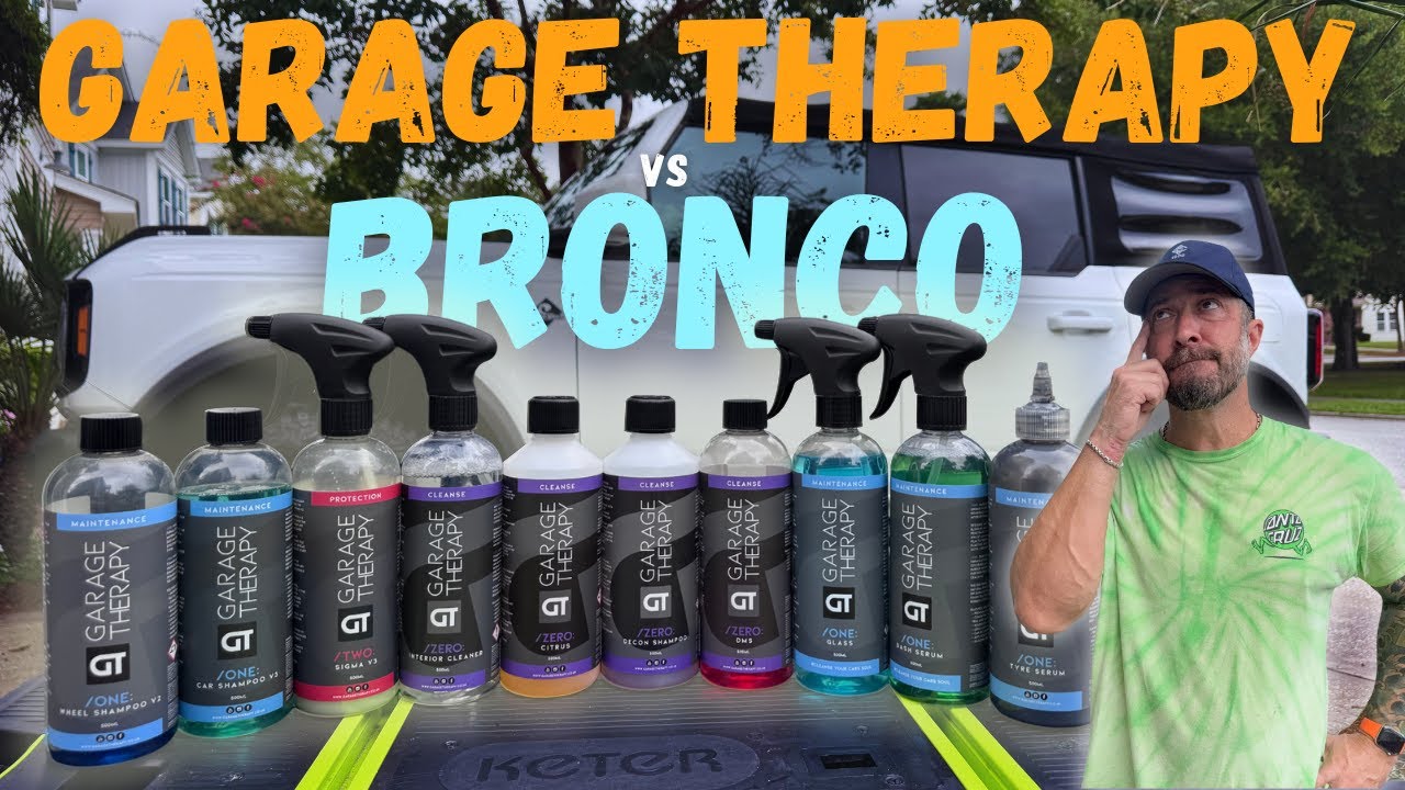 I Detailed This Bronco Using ONLY Garage Therapy Products!