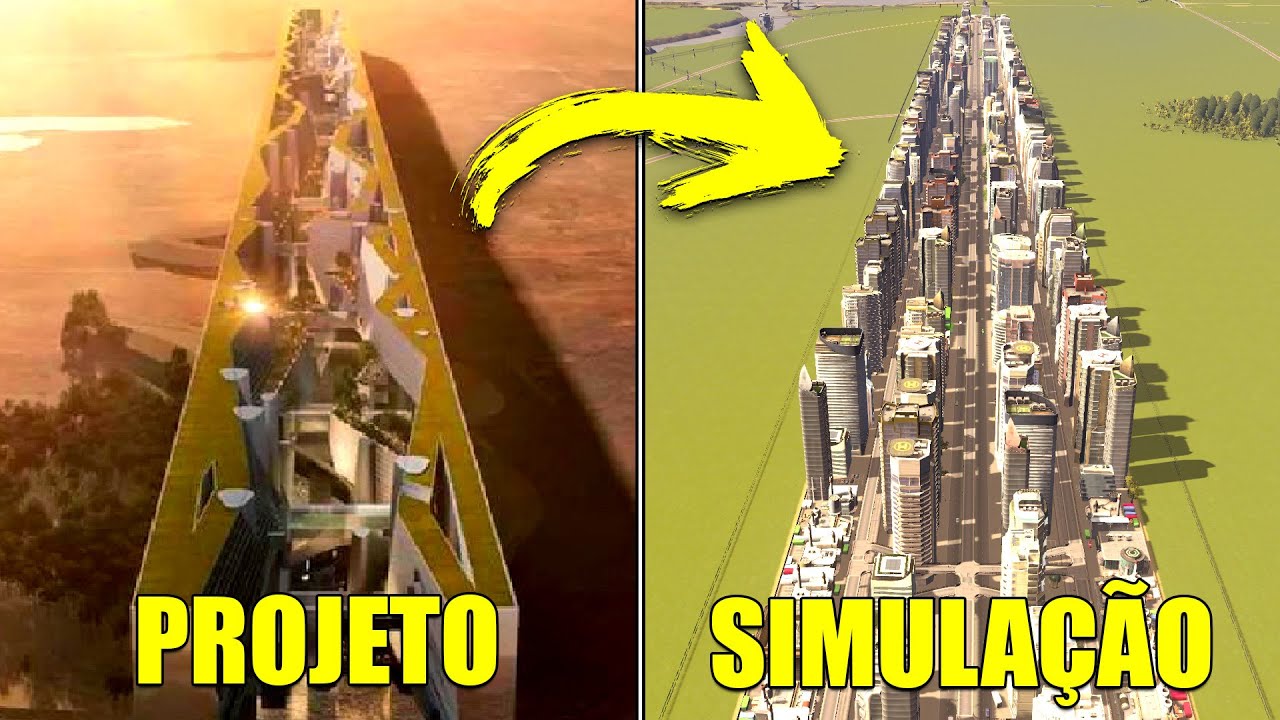 CONSTRUÍ A CIDADE FUTURISTA 
