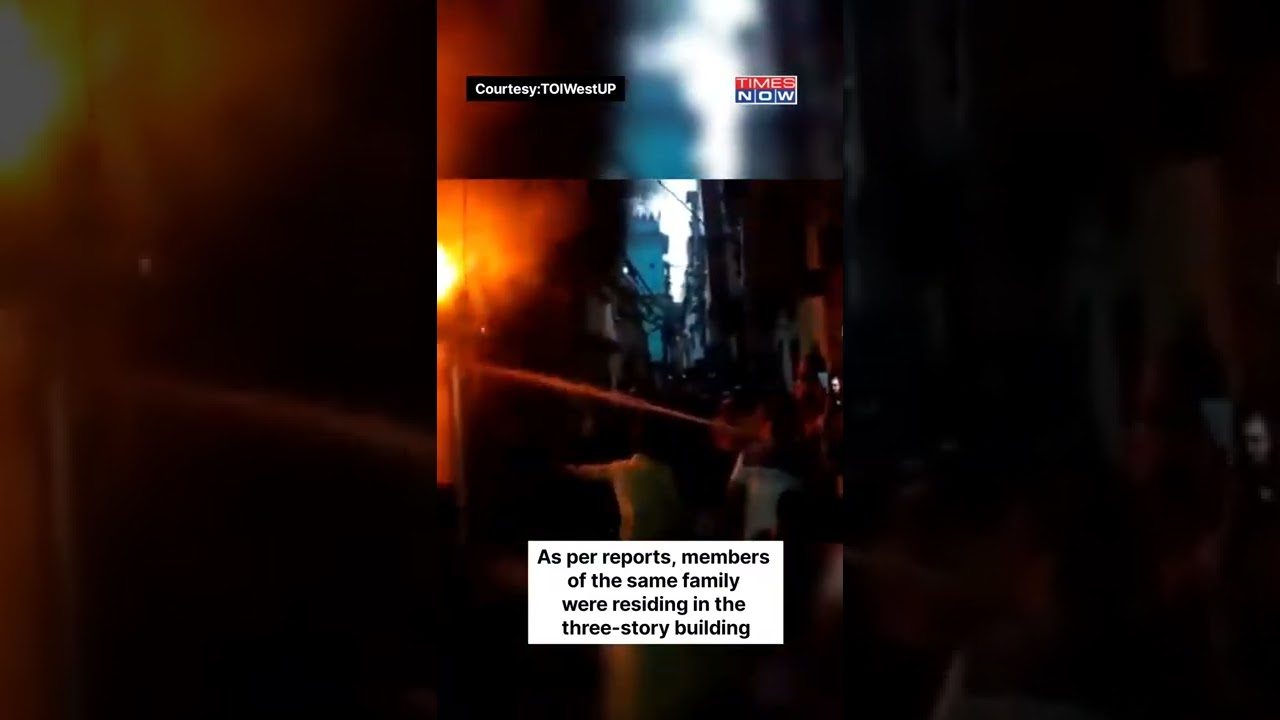 Five Dead, Seven Injured As Massive Fire Engulfed Building In Uttar Pradesh | #shorts