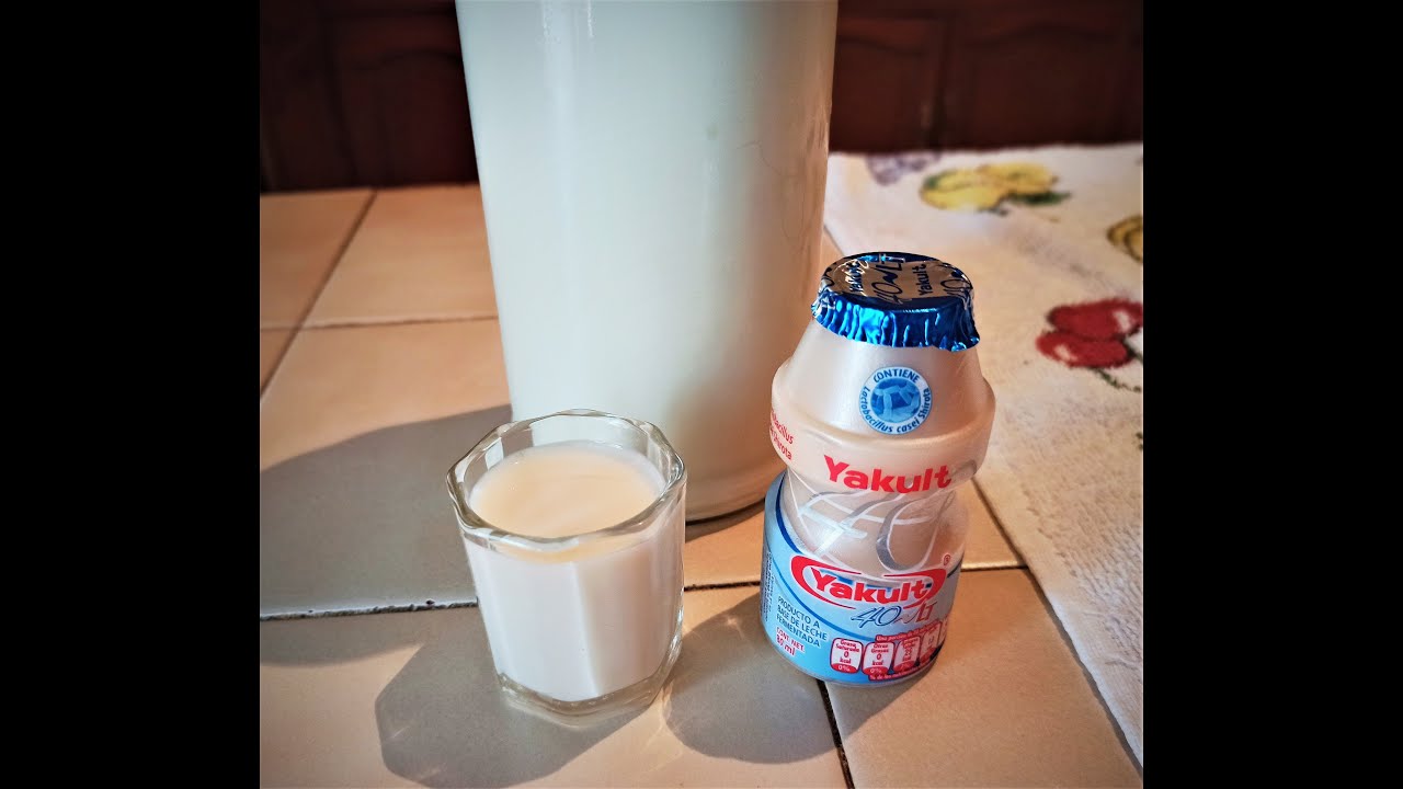 Yakult con lactobacillus con solo 3 ingredientes