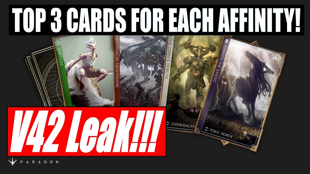 Paragon V42 Cards - New Cards Leaked!