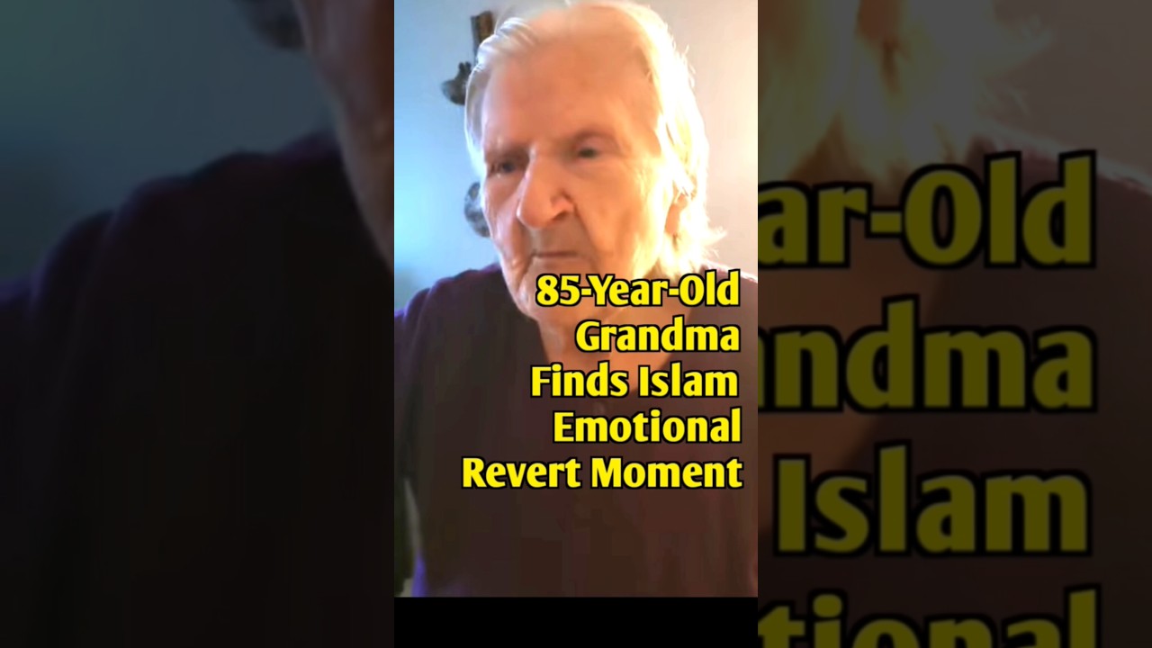 85-Year-Old Grandma Accepts Islam | Emotional Shahada Moment #revertstory #converttoislam #newmuslim