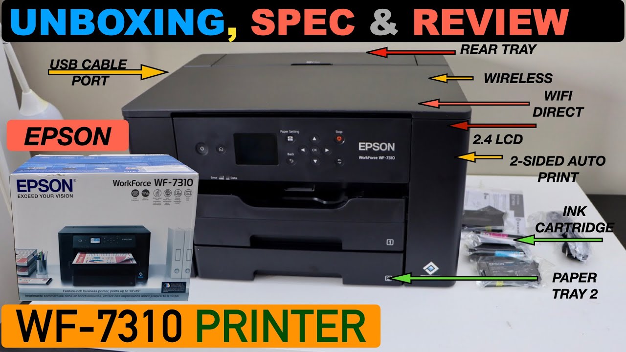 Epson WorksForce WF-7310 Review, Unboxing & Specifications !