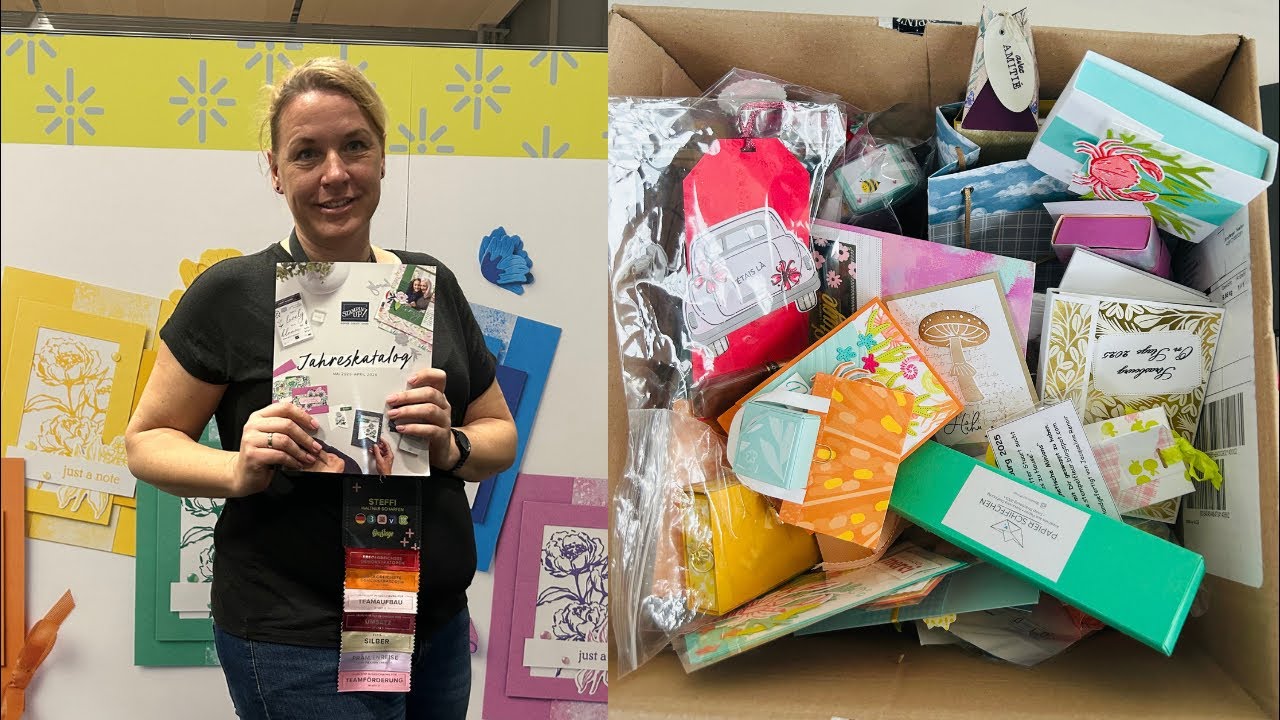 Swaps viele kleine Boxen Karten Ideen von Straßburg On Stage 2025 Stampin‘ Up!