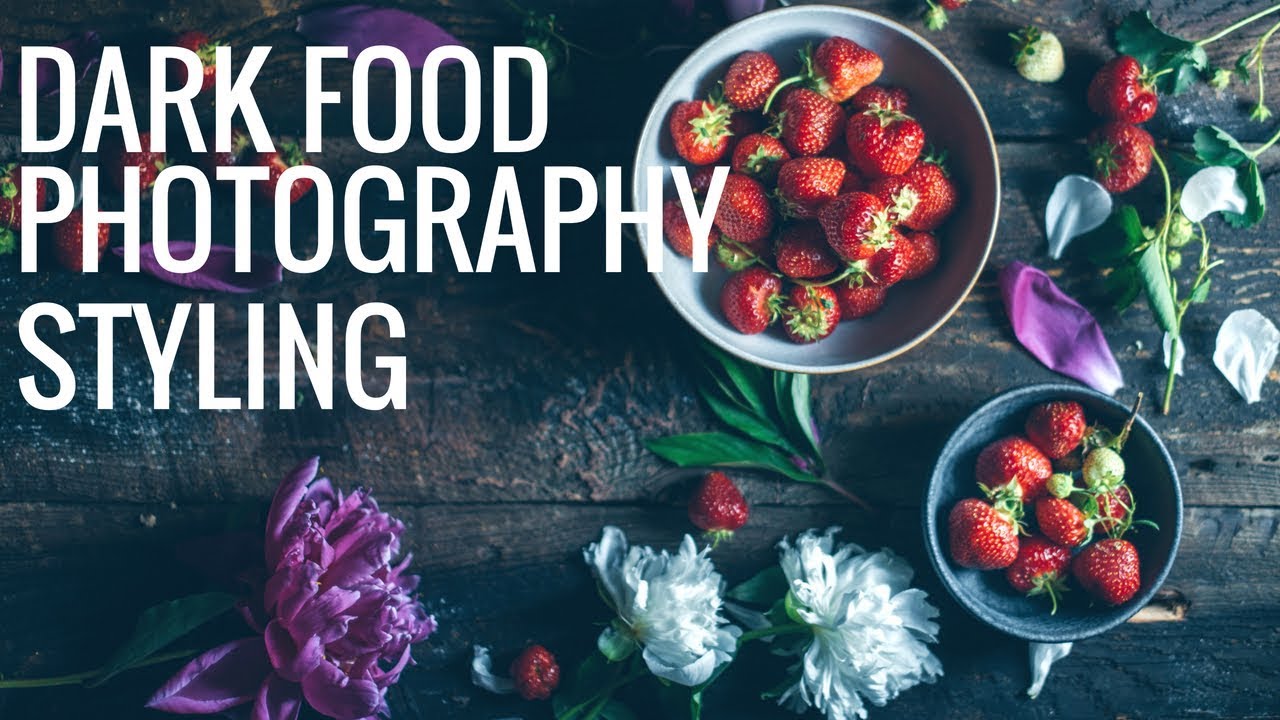 Dark & Moody Food Photography - Behind the scenes styling