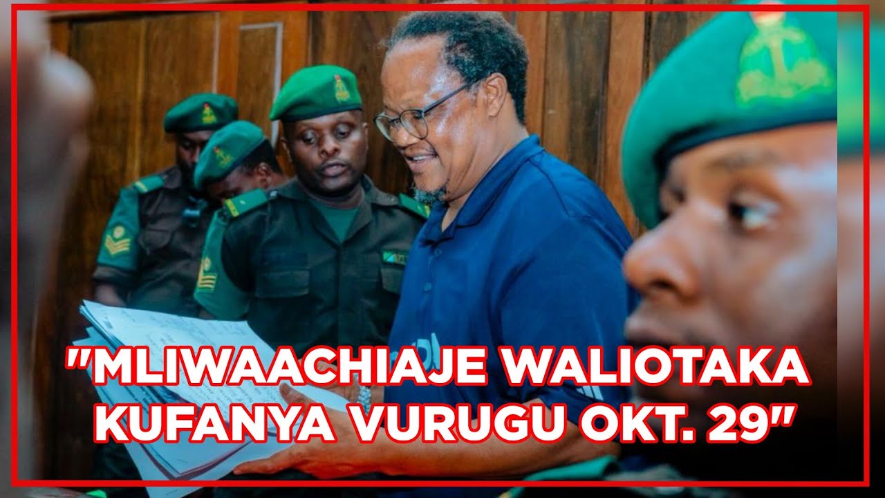 LISSU AHOJI!! WALIOTAKA KUFANYA VURUGU KWANINI WALIACHIWA YAKATOKEA OKTOBA 29/ ASKARI ABANANISHWA..
