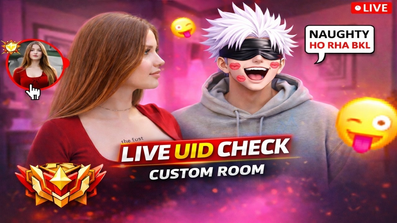 🔴 FREE FIRE LIVE | UID Checking + Custom Room with Subscribers | CS Rank Push to TOP 1 |#shortslive