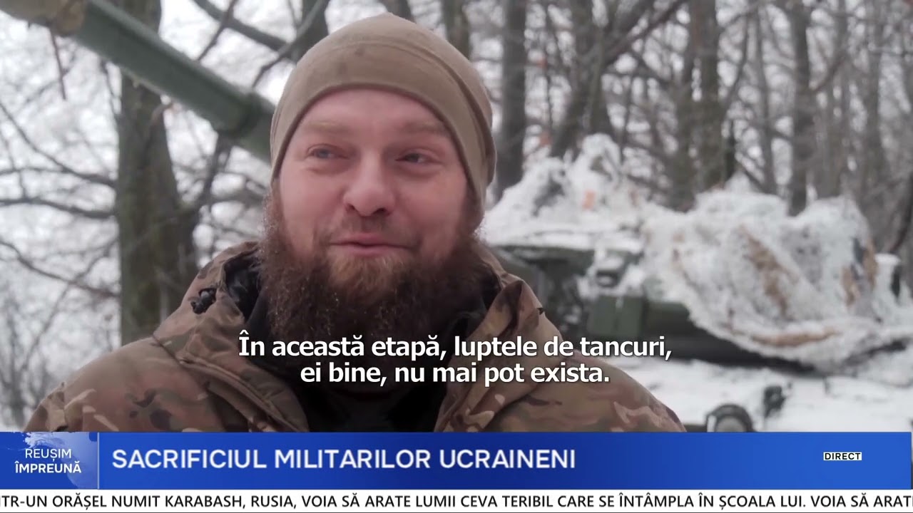 „Trăiesc în pământ”: povestea unui comandant ucrainean de tanc din prima linie